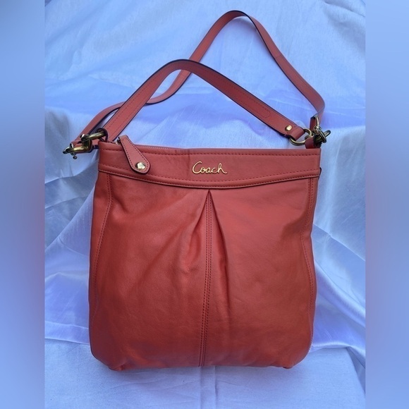 Coach Ashley Shoulder  Bag Peach - Picture 16 of 16